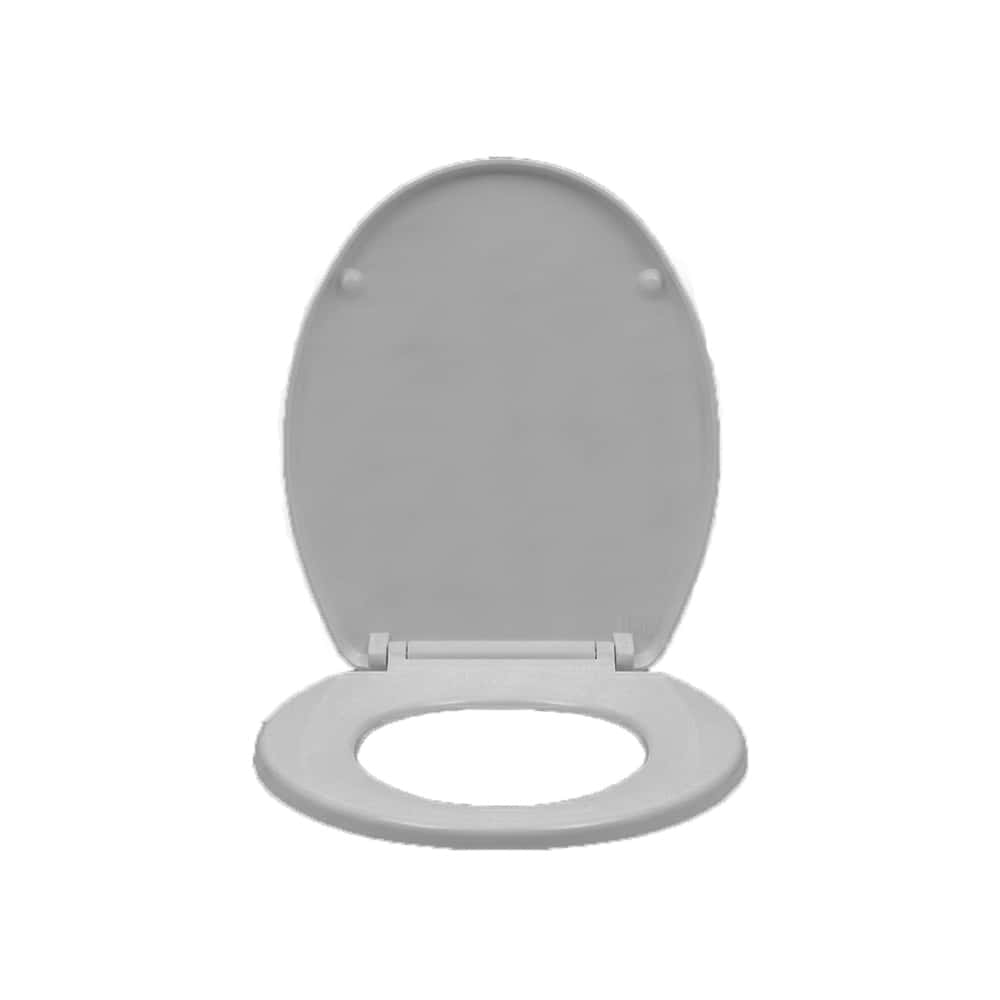 Cubierta para asiento de inodoro de 17 pulgadas blanca TOYO (1 U) - Miniatura 3