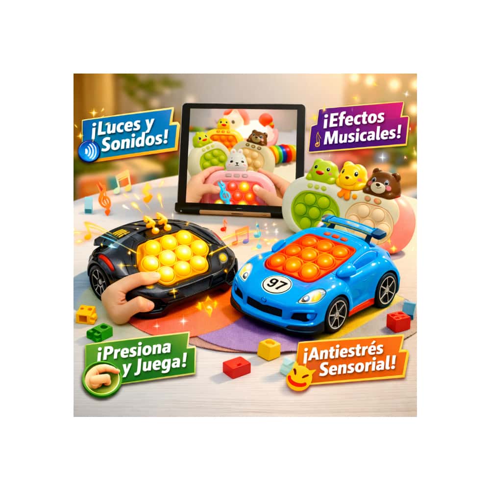 Consola de juego Pop it electrónico D'melem - Miniatura 2