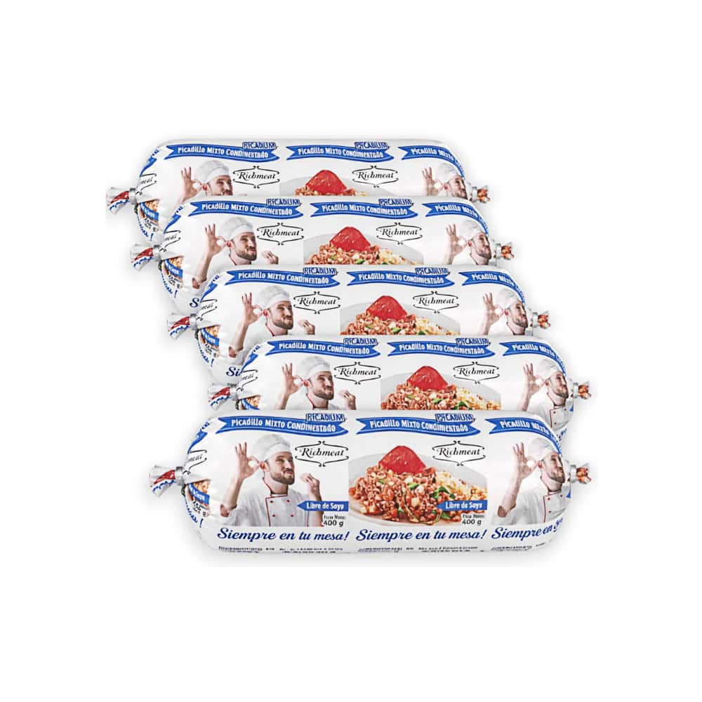 Picadillo mixto condimentado Richmeat (5 x 400 g / 14.1 oz) - Miniatura 1