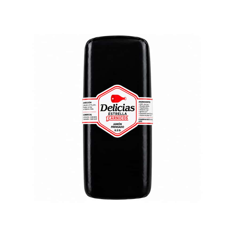 Jamón prensado Delicias Estrella (2.94 kg / 6.5 lb) - Miniatura 1