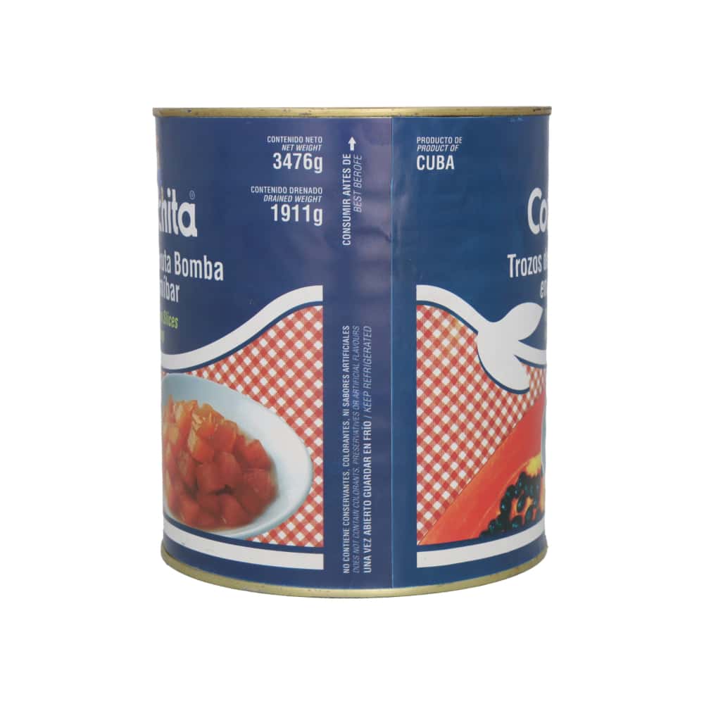 Trozos de fruta bomba en almíbar Conchita (3.47 kg / 7.66 lb) - Miniatura 2