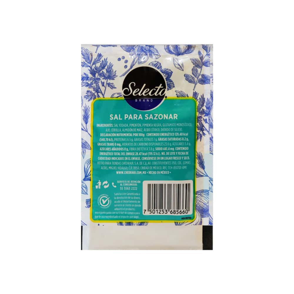 Sal para sazonar Selecto Brand (22 g) - Miniatura 2