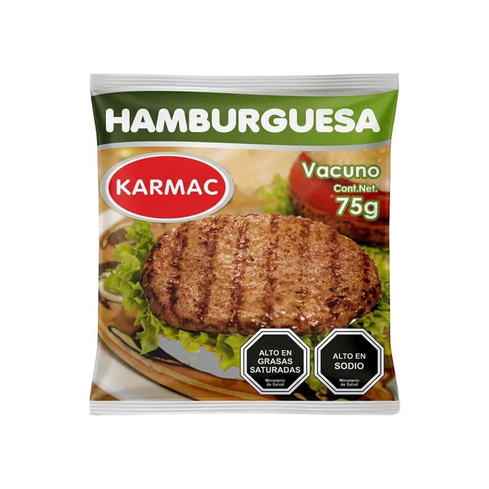 Hamburguesa de vacuno Karmac (75 g / 2.6 oz) - Miniatura 1