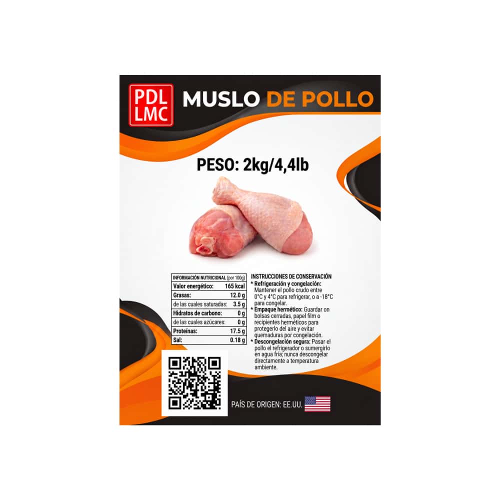 Muslo de pollo PDL LMC (2 kg / 4.4 lb) - Miniatura 3