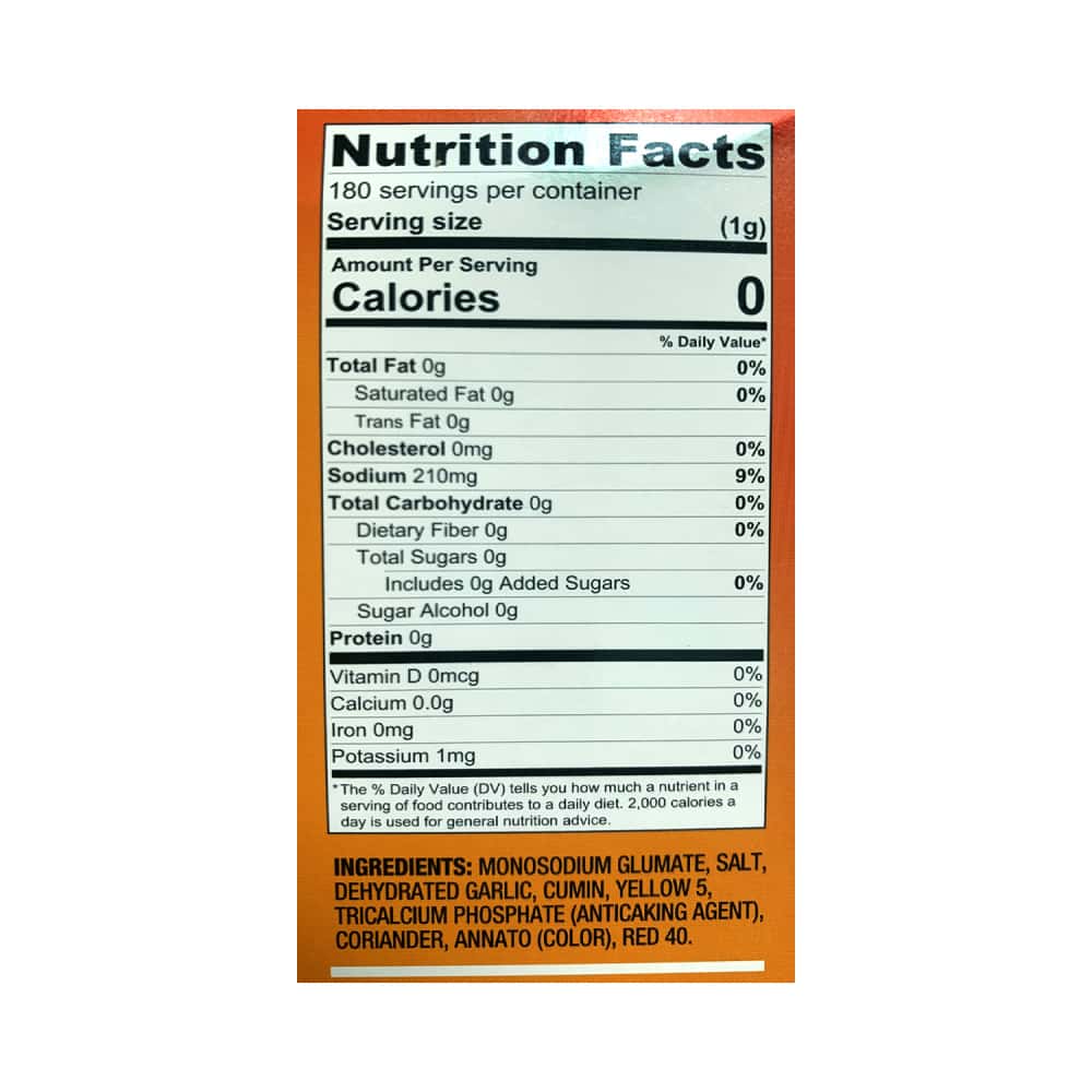 Sazón con culantro y achiote Iberia (180 g / 6.34 oz) - Miniatura 4