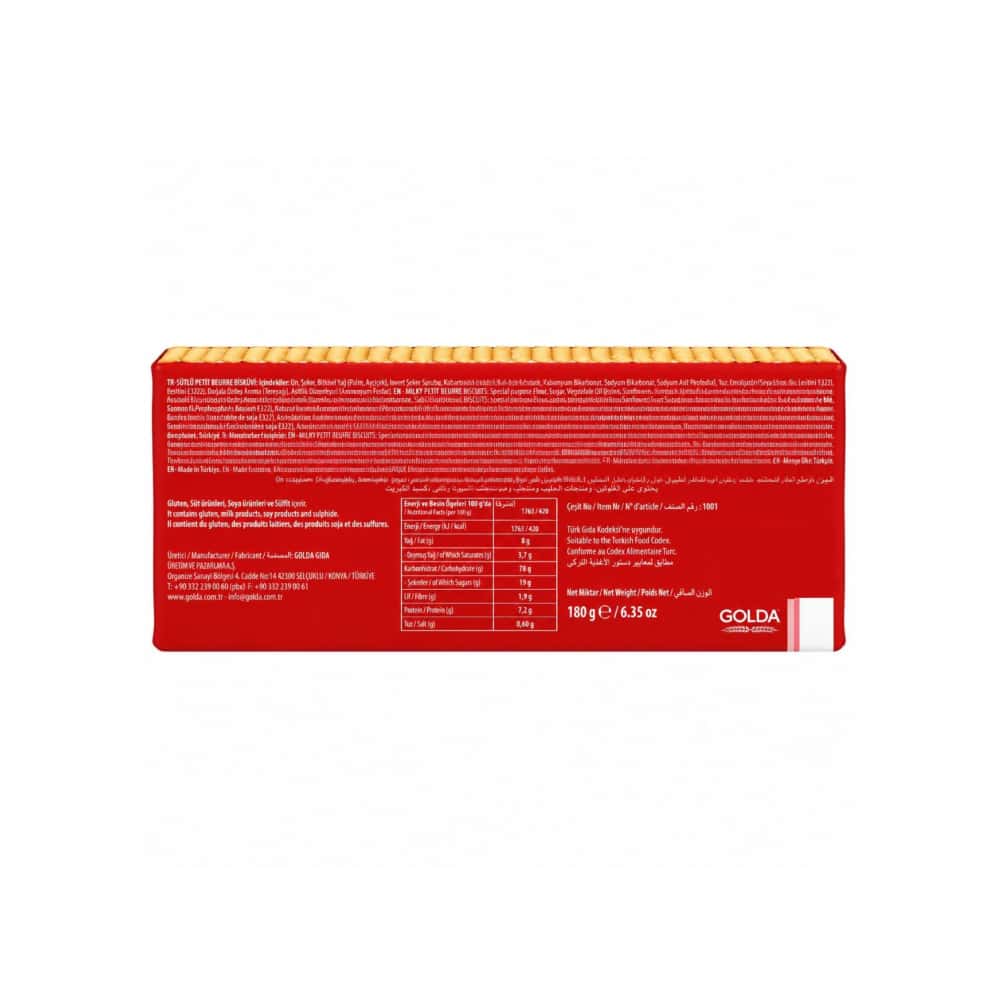 Galletas lechosas Petit Beurre Golda (180 g / 6.34 oz) - Miniatura 3