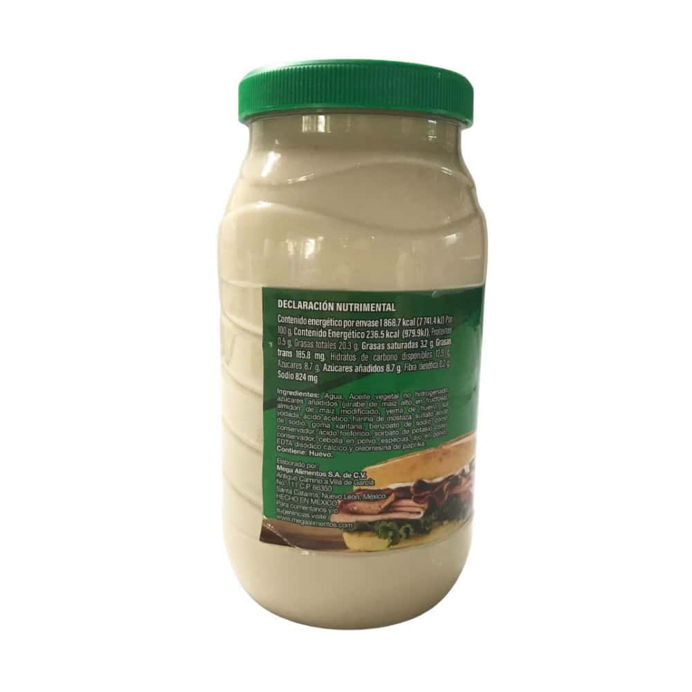 Aderezo de mayonesa Mega Suprema (790 g / 1.74 lb) - Miniatura 2