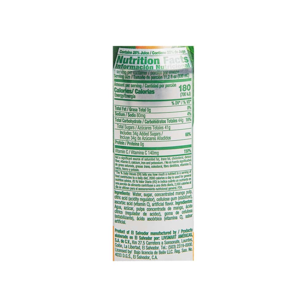 Néctar sabor mango con vitamina C Petit (330 ml) - Miniatura 4