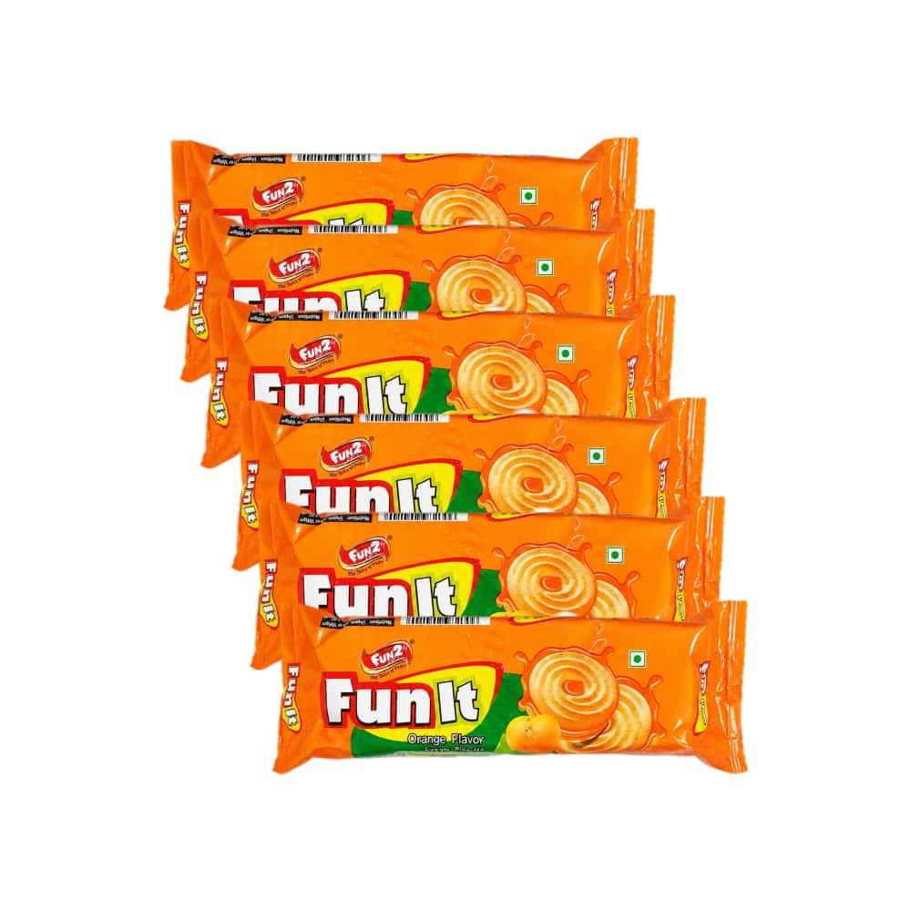 Galleta de crema con sabor a naranja Fun2 (6 x 36 g / 1.27 oz) - Miniatura 1