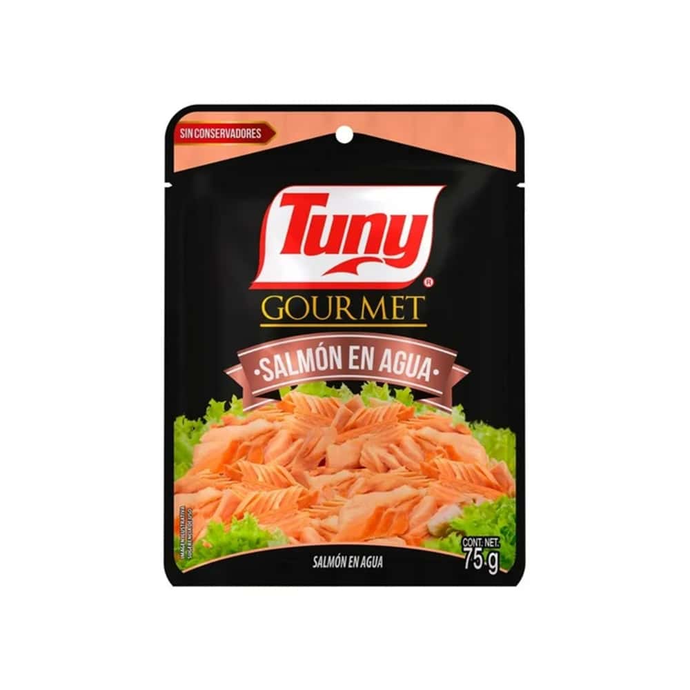 Salmón en agua gourmet Tuny (75 g / 2.64 oz) - Miniatura 1