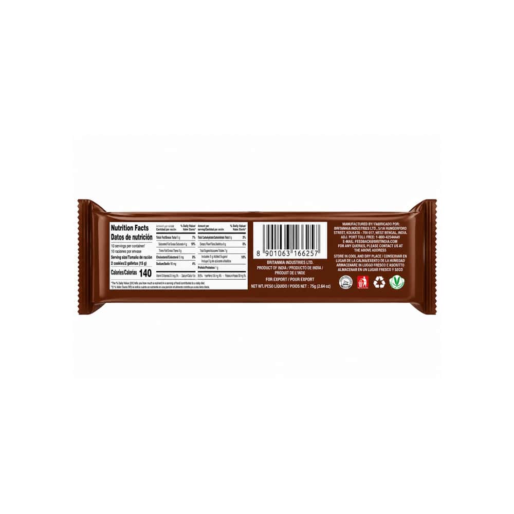 Galletas sándwich con crema sabor chocolate Britannia Tiger (75 g / 2.64 oz) - Miniatura 2