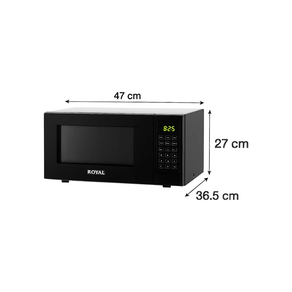 Microondas de 19.8 L color negro Royal RMW721BL - Miniatura 4