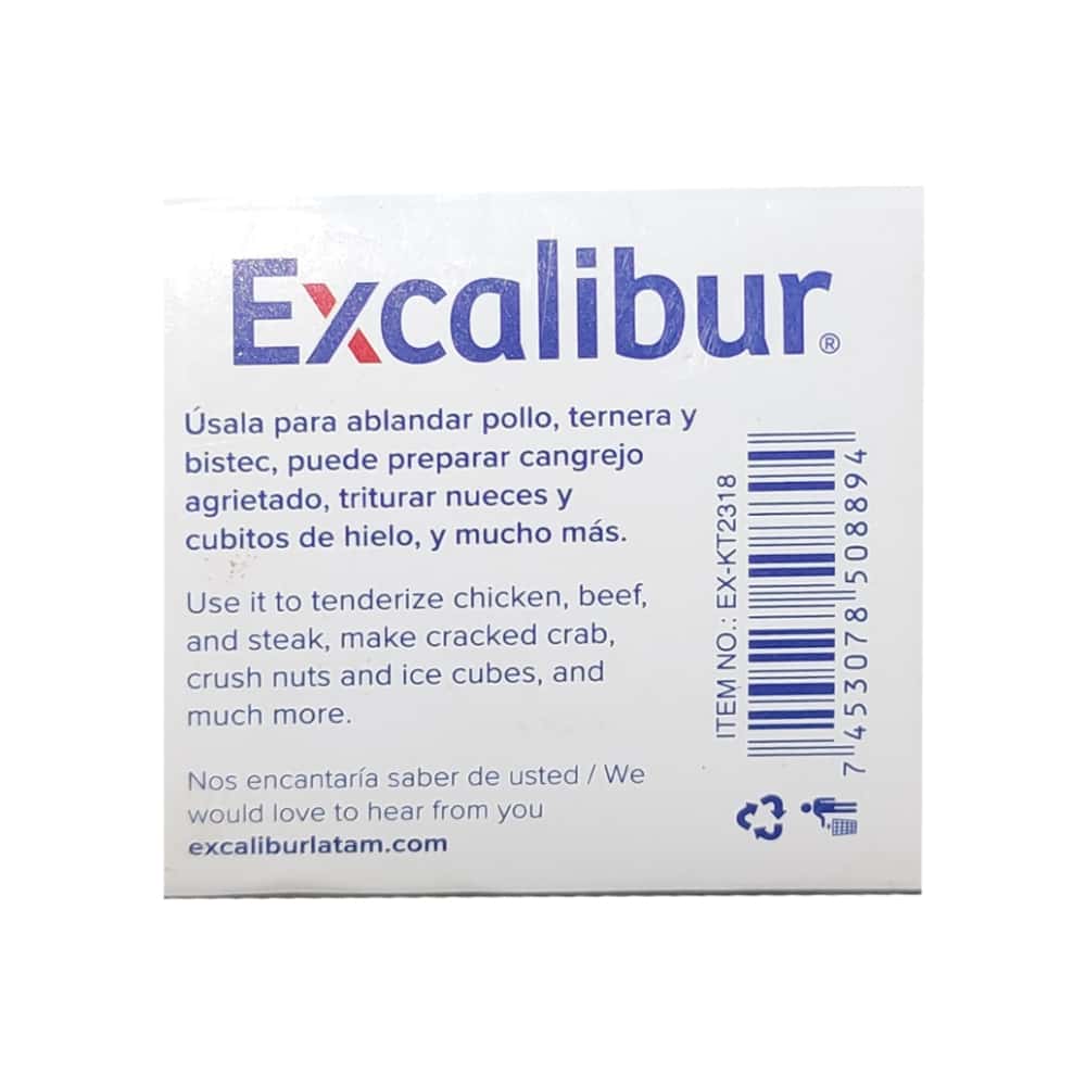 Mazo ablandador de carne Excalibur - Miniatura 4