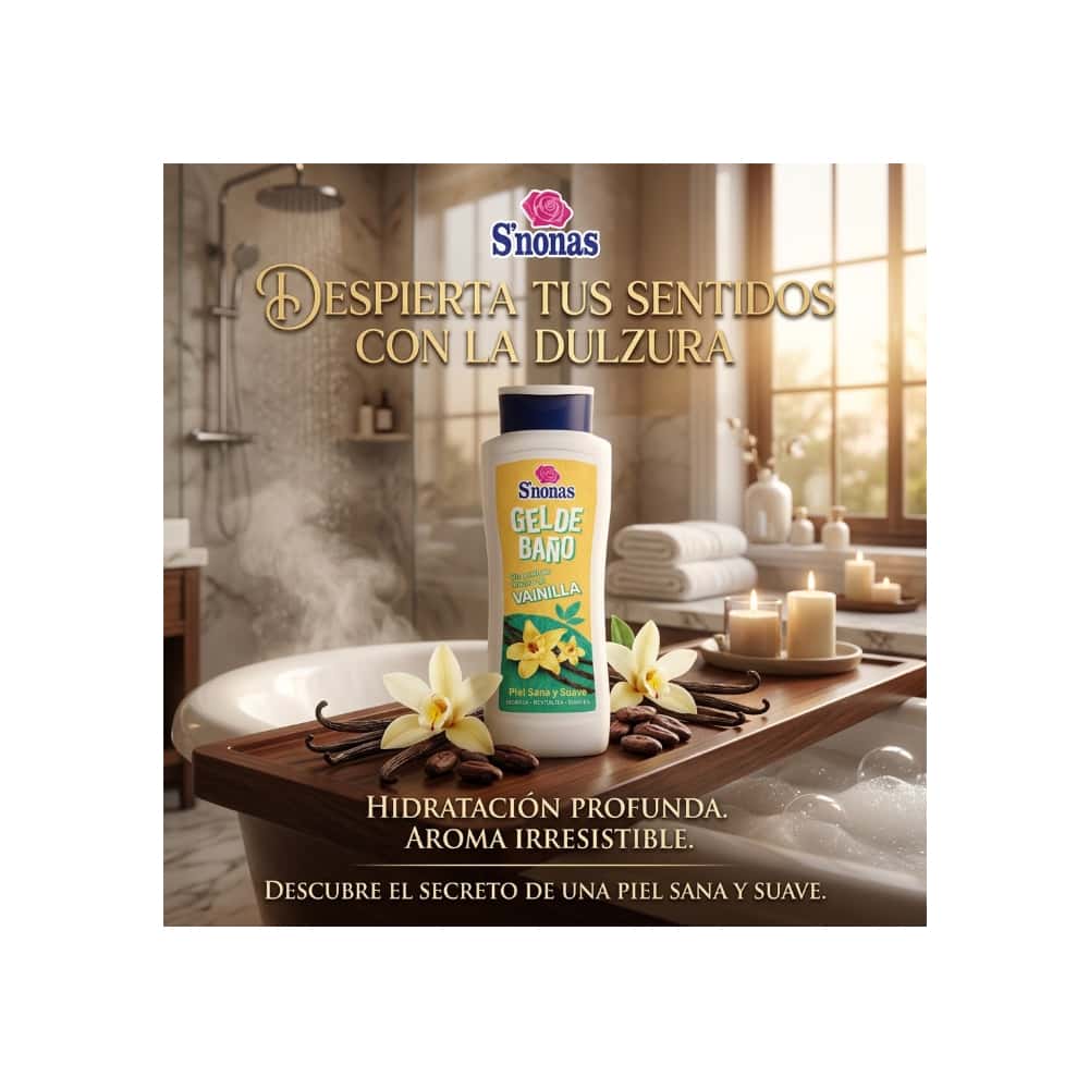 Gel de baño Vainilla S'nonas (750 ml) - Miniatura 4