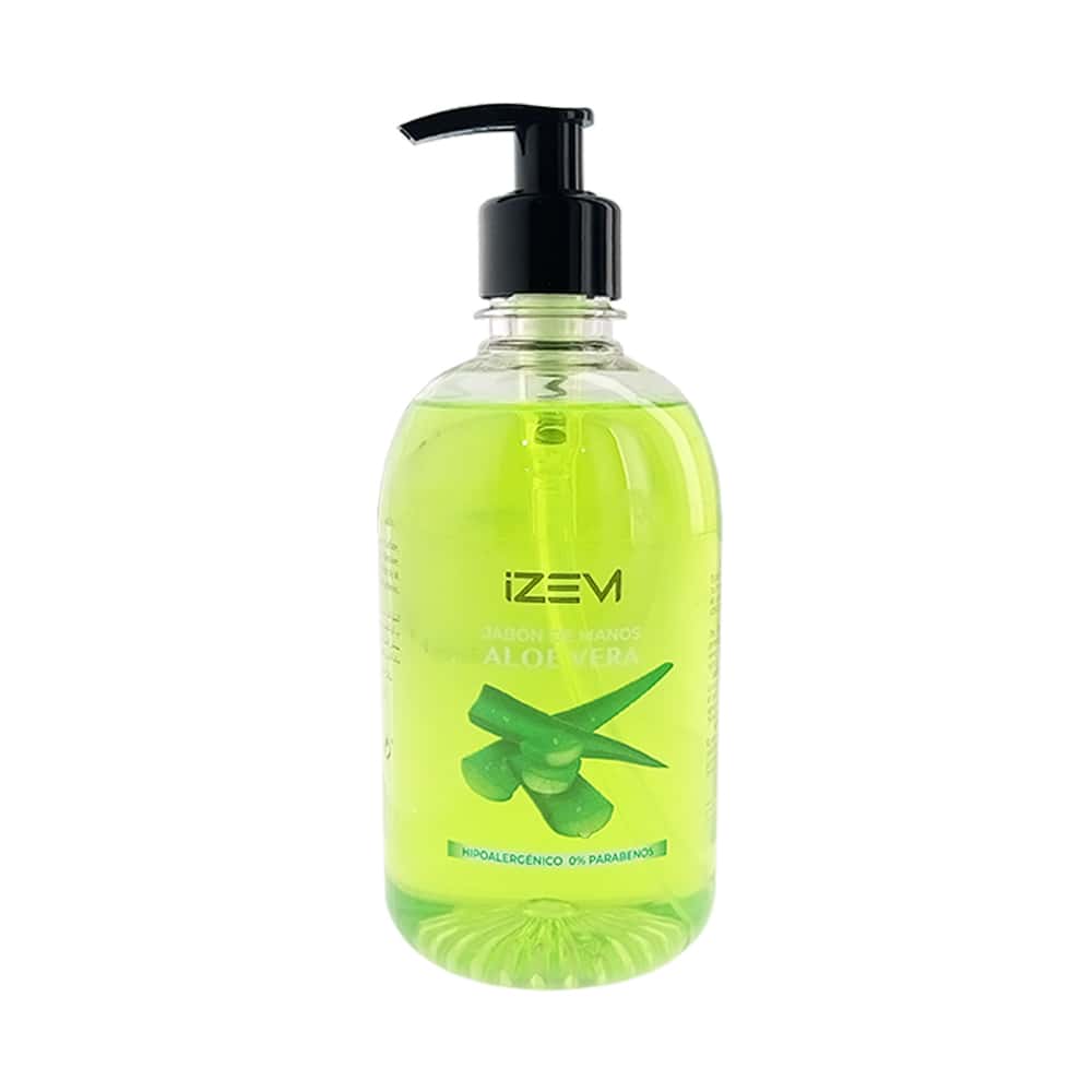 Jabón de manos aroma aloe vera Izem (500 ml) - Miniatura 1