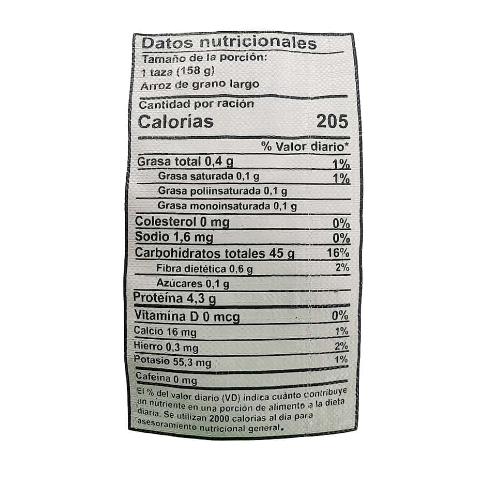 Arroz de grano largo 5% de grano partido Tatine (25 kg / 55.1 lb) - Miniatura 2
