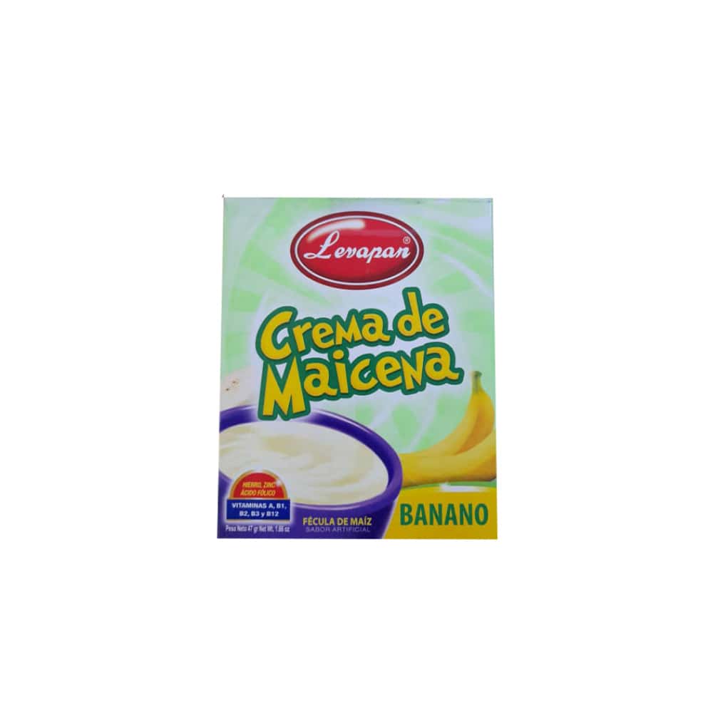 Crema de maicena sabor banana Levapan (47 g / 1.66 oz) - Miniatura 4