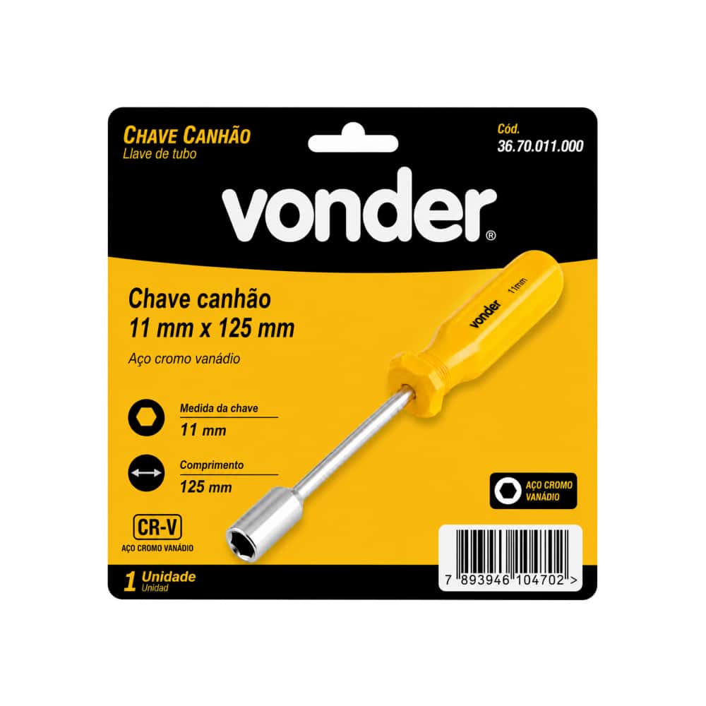 Llave de cañón 11 mm Vonder - Miniatura 8