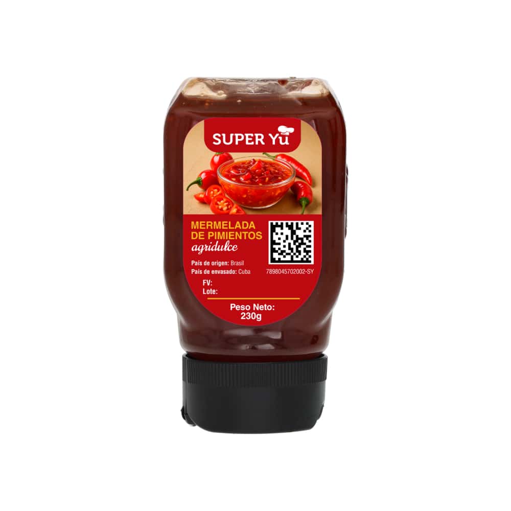Mermelada agridulce de pimientos Val Super Yu (230 g / 8.11 oz) - Miniatura 1
