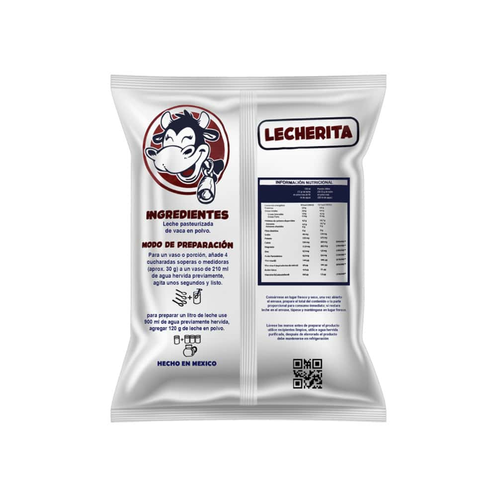 Leche en polvo Lecherita (12 x 1 kg / 2.2 lb) - Miniatura 4