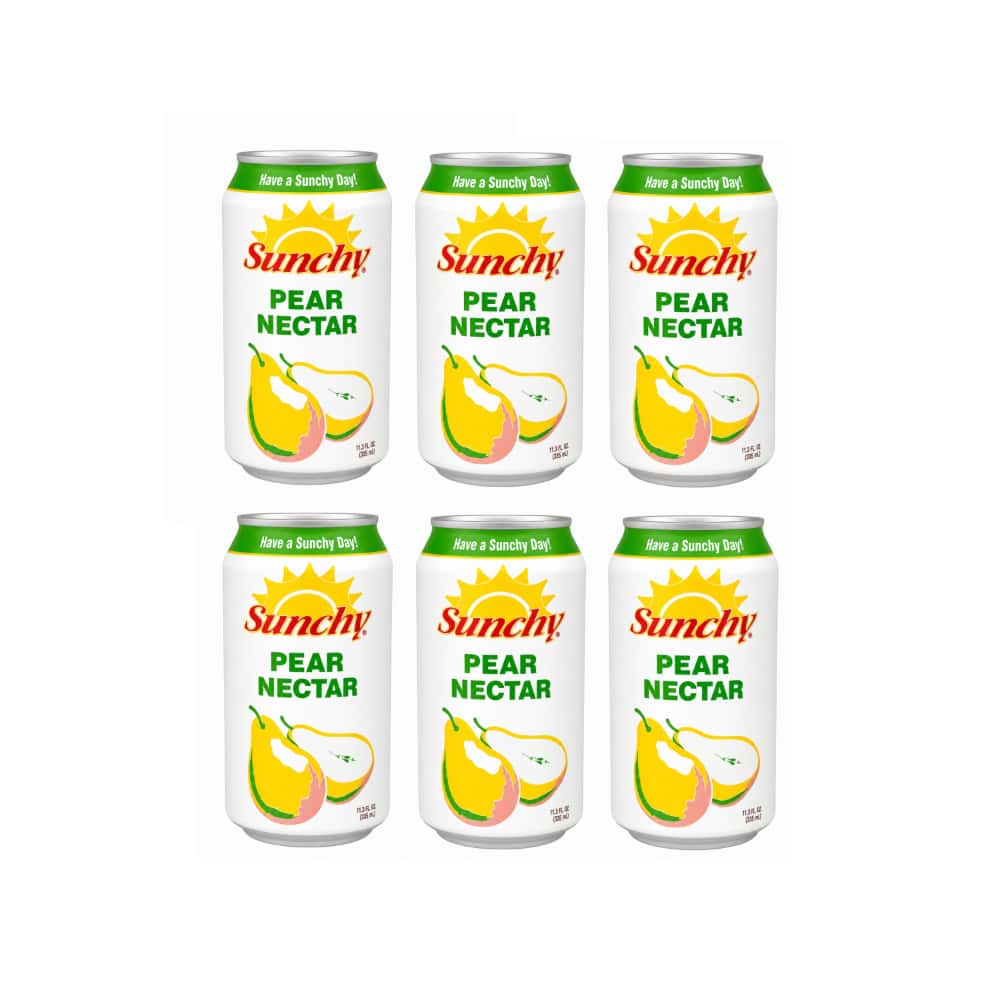 Néctar de pera Sunchy (6 x 334 ml / 11.3 fl oz) - Miniatura 1