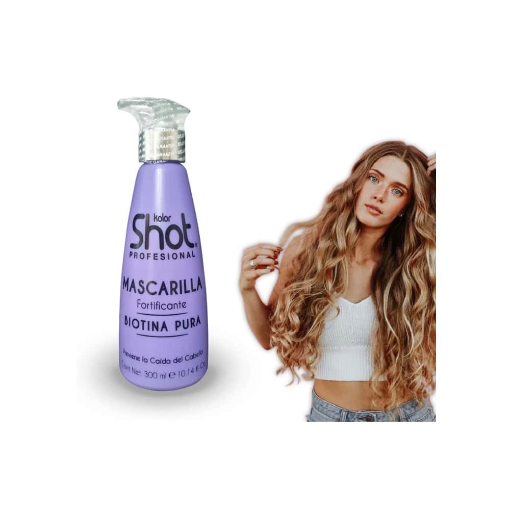 Mascarilla fortificante biotina pura Kolor Shot (300 ml / 10.14 fl. Oz) - Miniatura 3