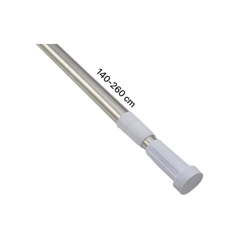 Cortinero metálico extensible para baño MR (140-260 cm) - Miniatura 2