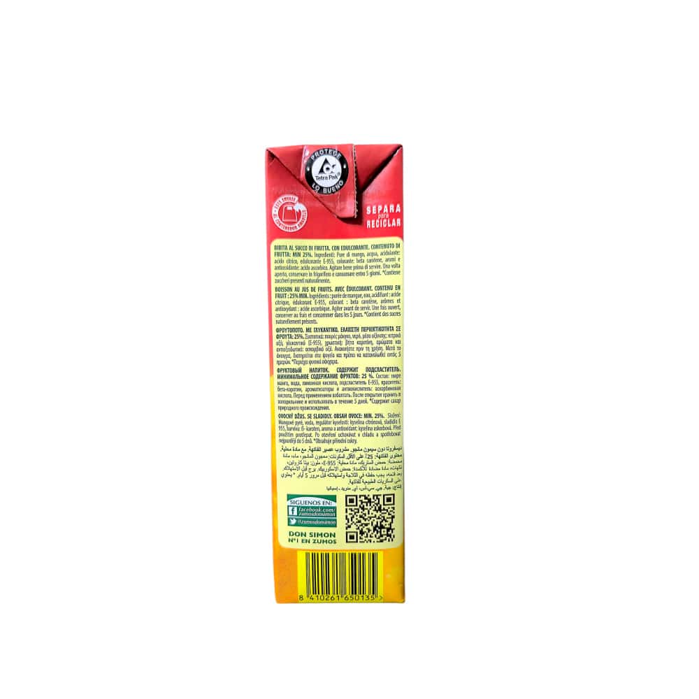 Jugo de mango Don Simon (1 L) - Miniatura 5