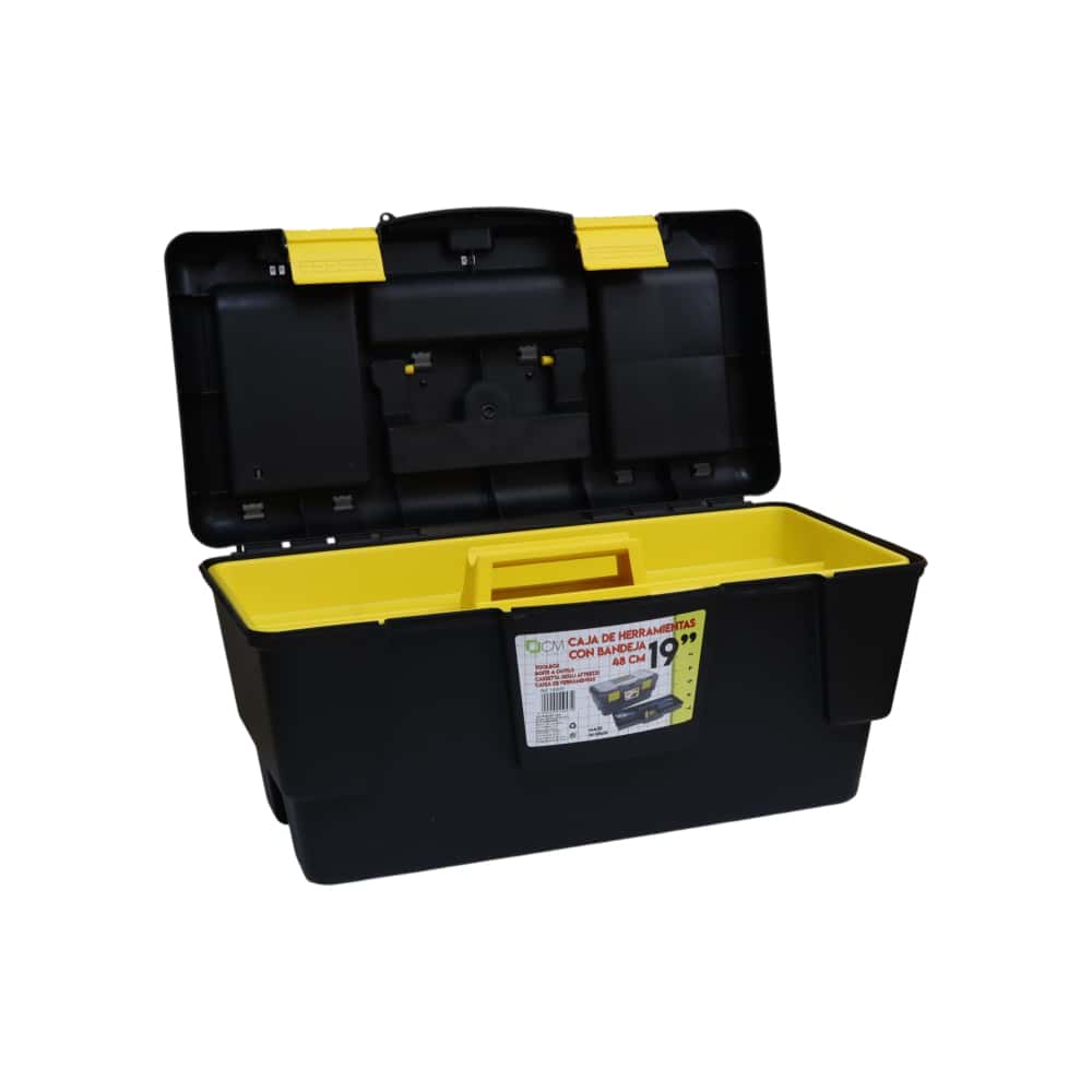 Caja de herramientas de plástico con bandeja de 19" Casa y Menaje - Miniatura 2