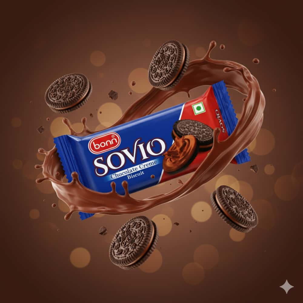 Galletas Sovio con crema de chocolate Bonn (2 x 30 g / 1.06 oz) - Miniatura 4