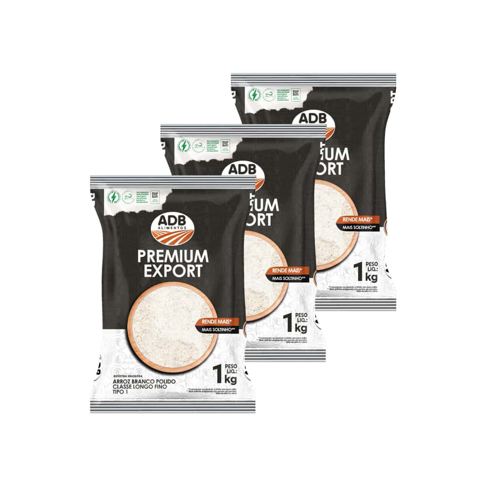 Arroz largo ADB Premium (3 x 1 kg / 2.2 lb) - Miniatura 1