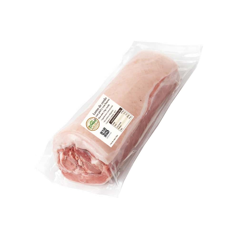 Lomo de cerdo con piel y con hueso D'Mila (2 kg / 4.4 lb) - Miniatura 3