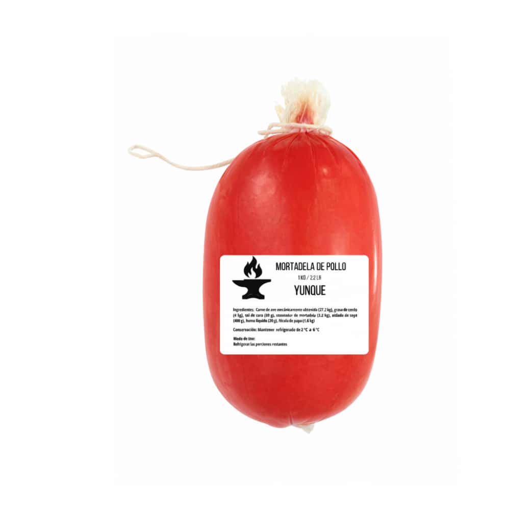 Mortadela de pollo Yunque (1 kg / 2.2 lb) - Miniatura 2