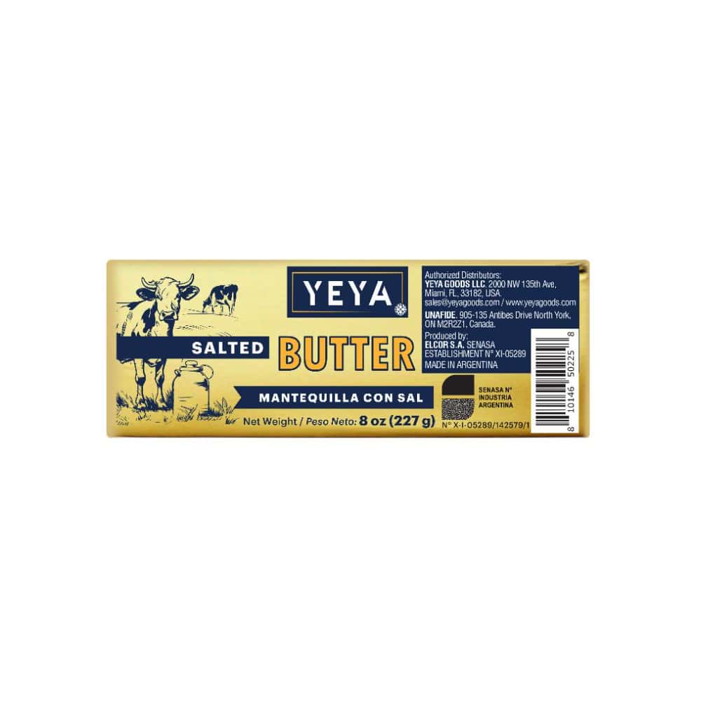 Mantequilla con sal YEYA (6 x 227 g / 8 oz) - Miniatura 2