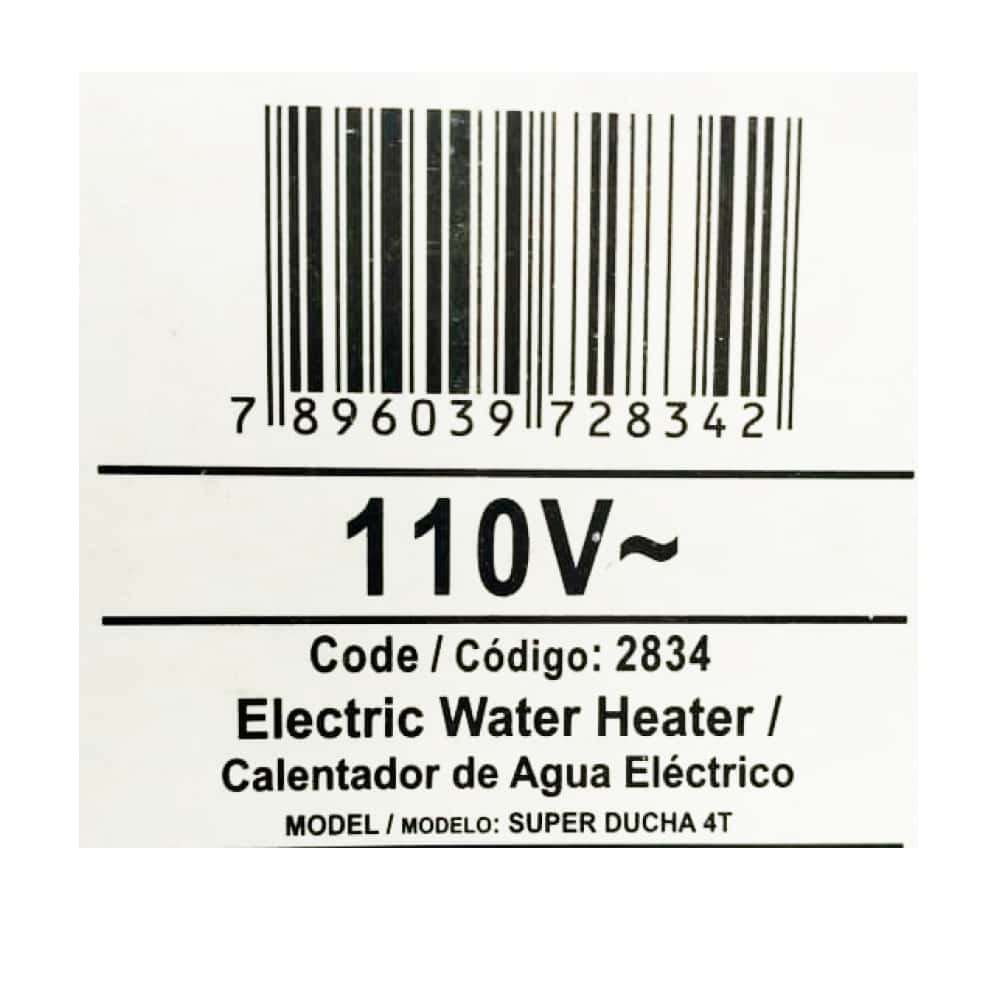 Ducha eléctrica modelo Super Ducha Quattro 4T Fame - Miniatura 4