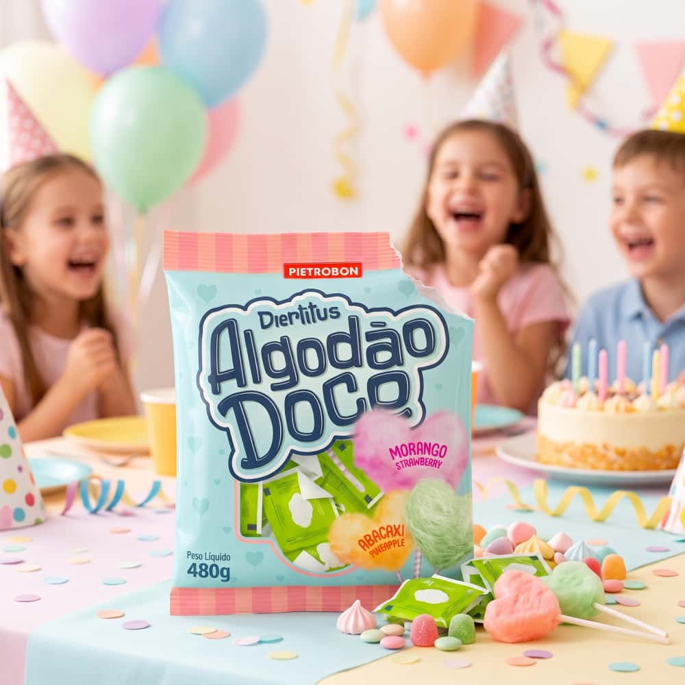 Chupetines de algodón dulce surtidos Pietrobon (480 g / 1.06 lb) - Miniatura 5
