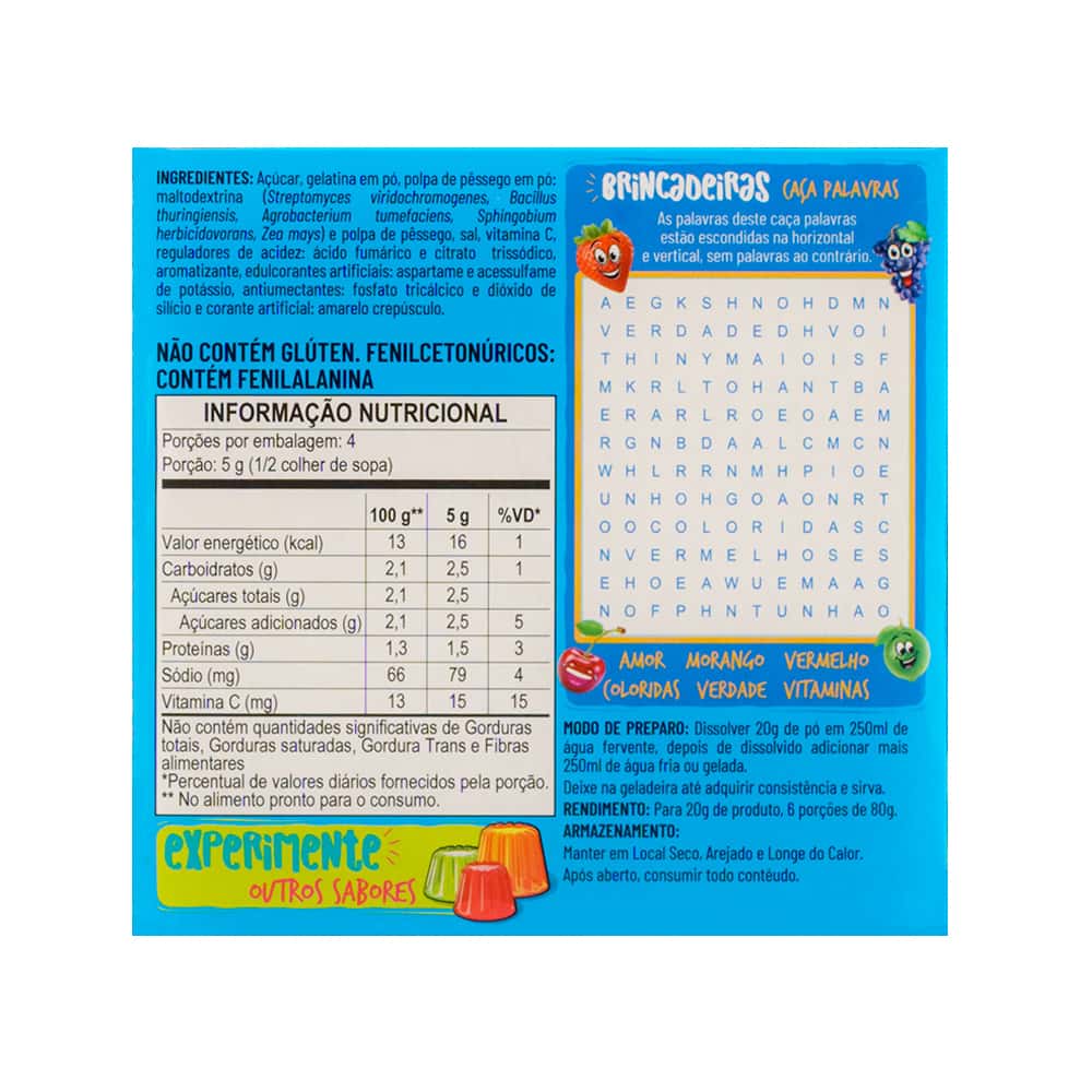 Gelatina sabor durazno Apti (20 g / 0.7 oz) - Miniatura 4