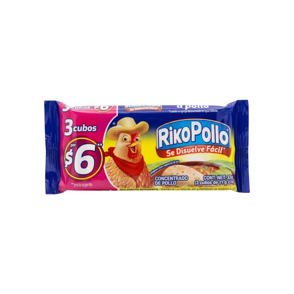 Caldo de pollo en cubos RikoPollo (33 g / 1.16 oz) - Miniatura 5