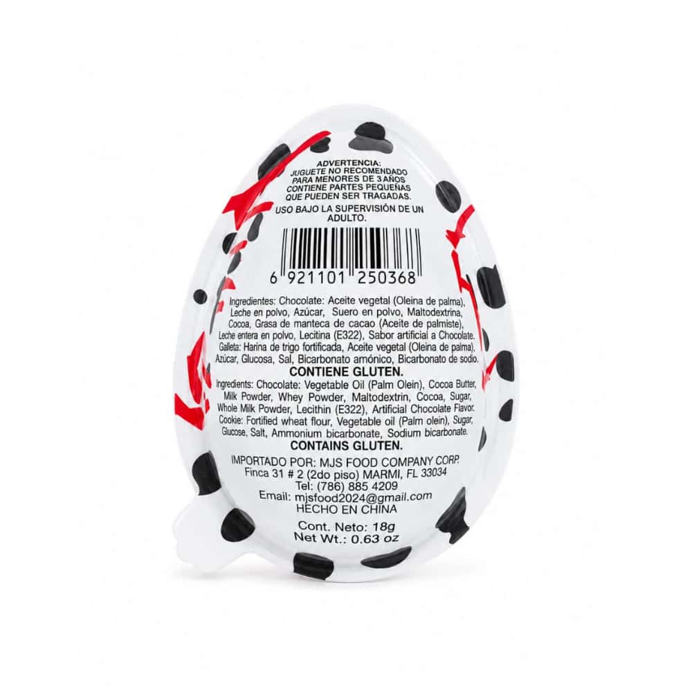 Huevo sorpresa sabor a chocolate con galletas Delizola (18 g) - Miniatura 2