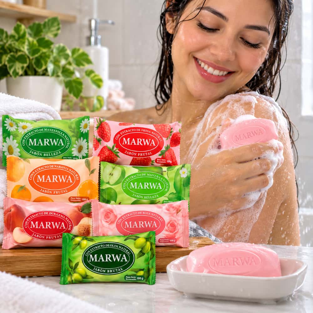 Jabón belleza con extracto de rosa natural Marwa (100 g / 3.52 oz) - Miniatura 5