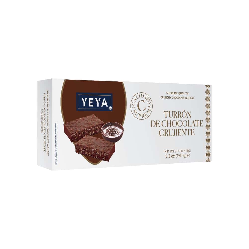 Turrón de chocolate crujiente Calidad suprema YEYA (150 g / 5.3 oz) - Miniatura 1