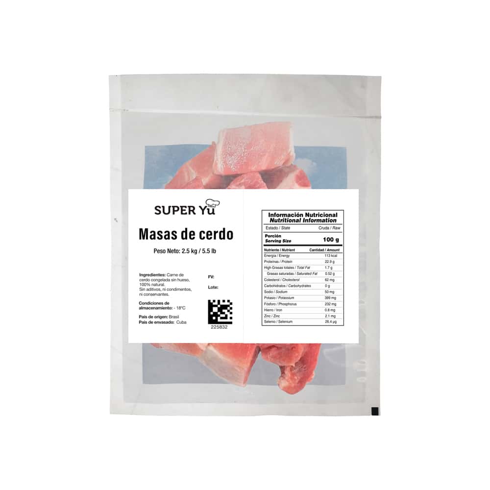 Masas de cerdo Super Yu (2.5 kg / 5.5 lb) - Miniatura 3