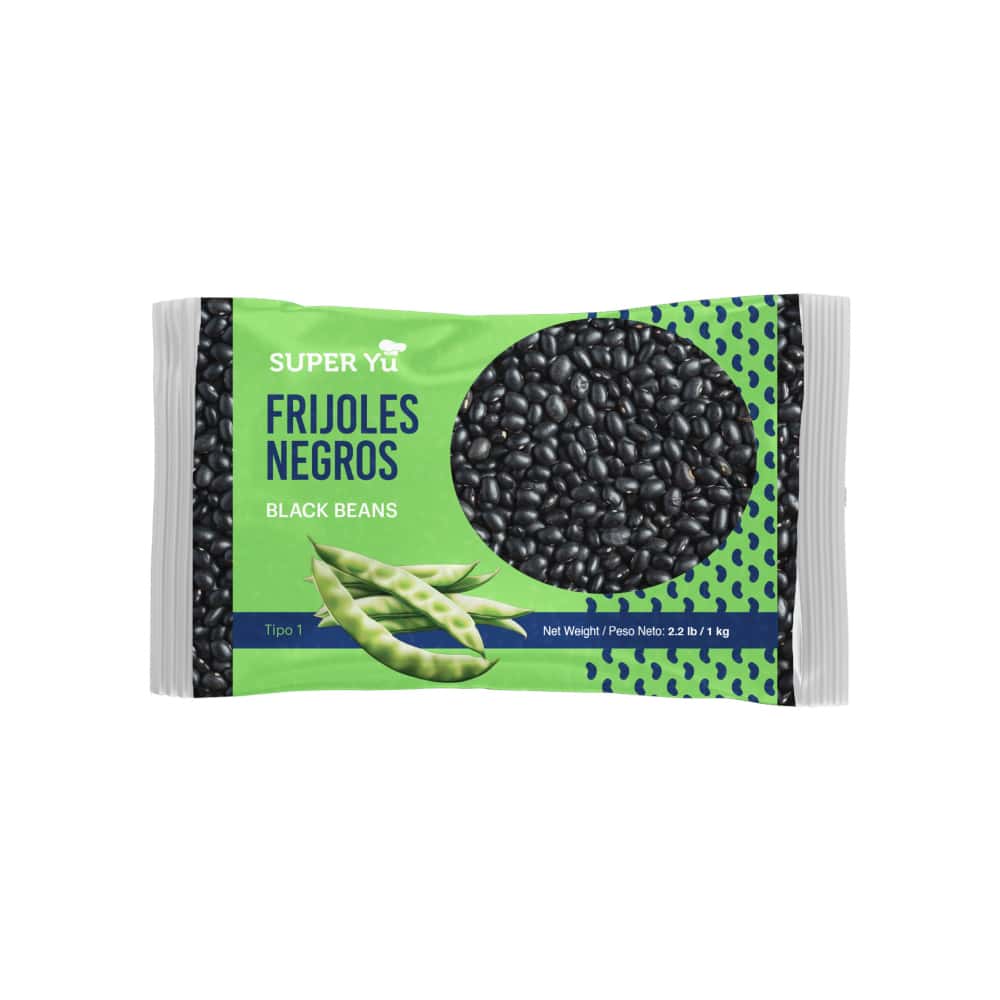 Frijoles negros Super Yu ( 6 x 1 kg / 2.2 lb) - Miniatura 2