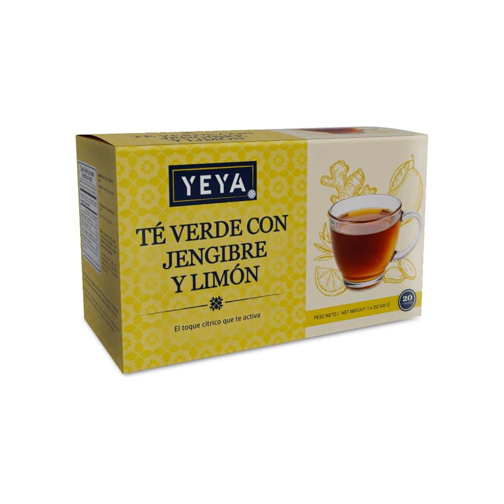 Té verde con jengibre y limón YEYA (40 g / 1.4 oz) - Miniatura 5