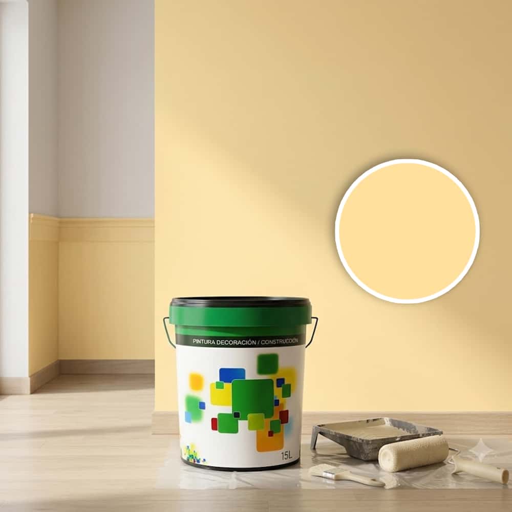 Pintura acrílica interior y exterior marfil Euro Campi (15 L) - Miniatura 5