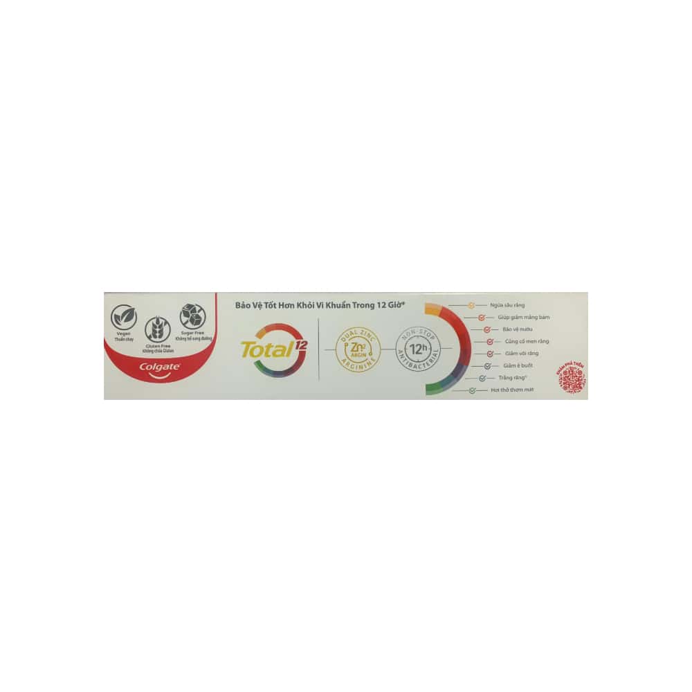 Pasta dental limpieza profunda carbón Total 12 Colgate (170 g / 5.99 oz) - Miniatura 5