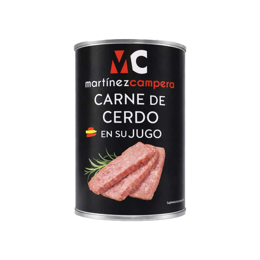 Spam fiambre carne de cerdo en su jugo Martínez Campera (400 g / 14.11 oz) - Miniatura 1
