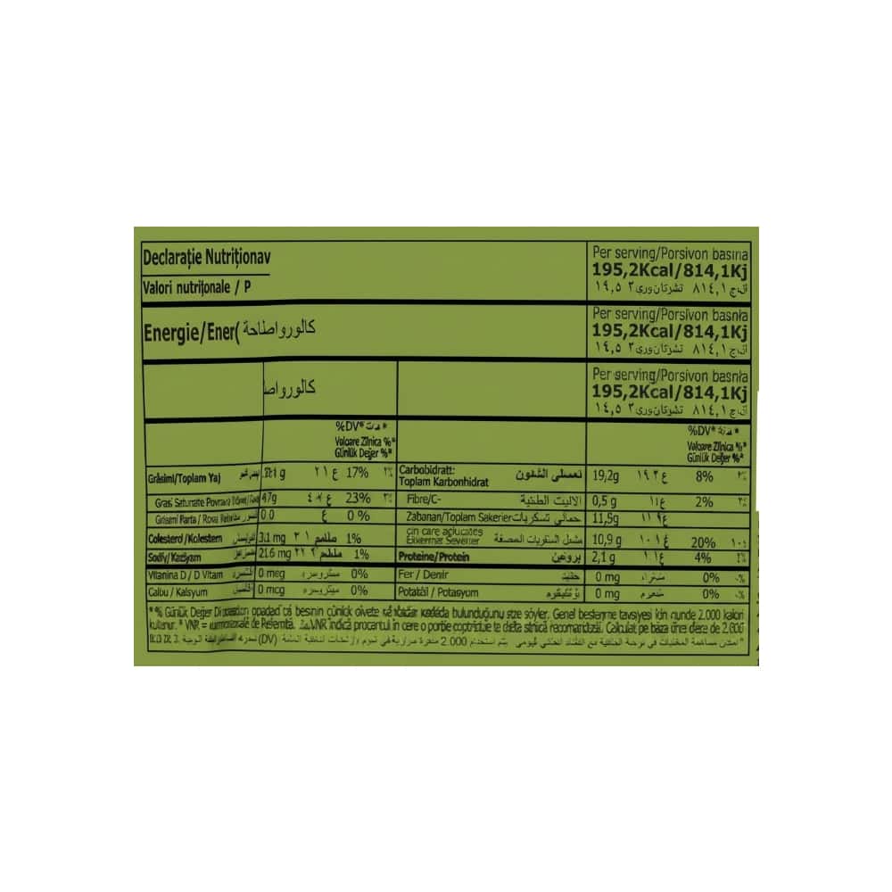 Oblea rellena de crema de pistacho y cubierto con cacao Gofibi Bonucci (36 g / 1.27 oz) - Miniatura 3