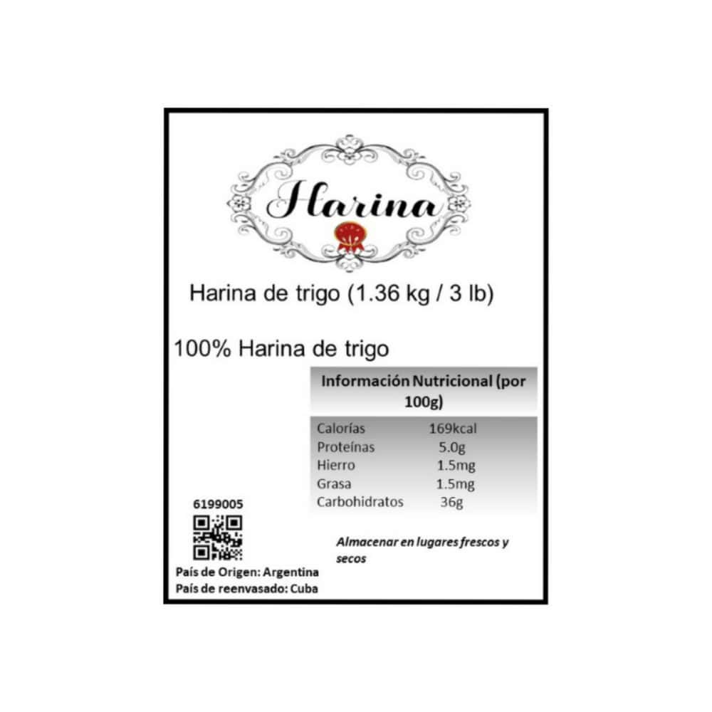 Harina de trigo Pida (1.36 kg / 3 lb) - Miniatura 2