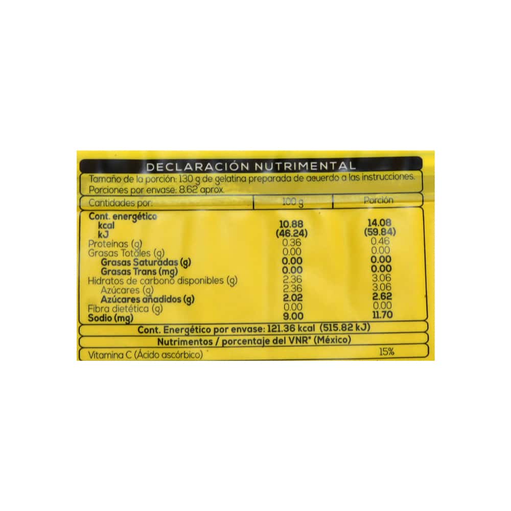 Polvo para preparar gelatina con sabor a cereza Pronto (120 g / 4.23 oz) - Miniatura 5